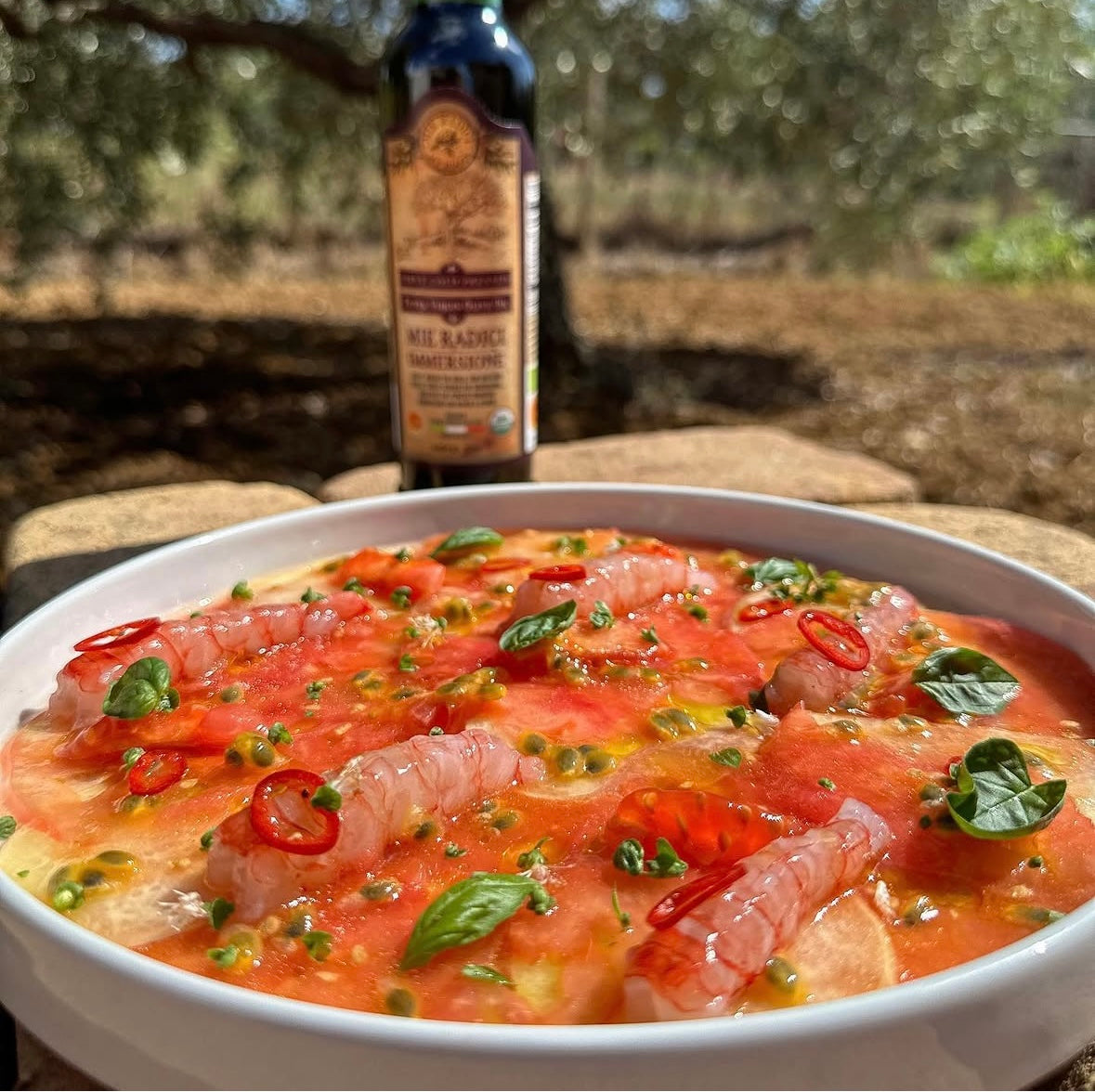 High Polyphenol Mie Radici Organic Extra Virgin Olive Oil Harvested Fall of 2025