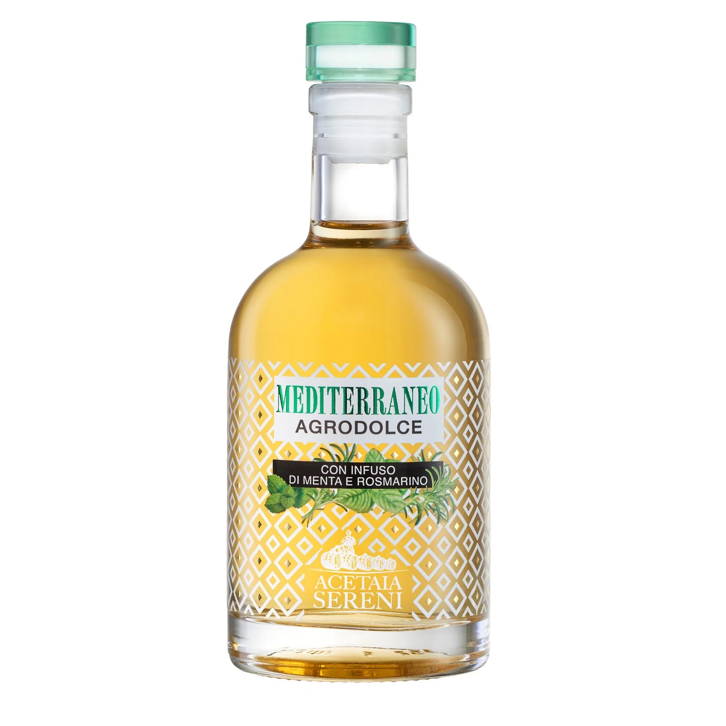 Holiday Gift Set Rosemary and Mint Infused Vinegar, Organic Olive Oil, Sicilian Seasoning